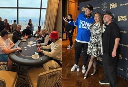 Phil Hellmuth Emcees Scenic Big Deal for One Drop Charity Event in Las Vegas