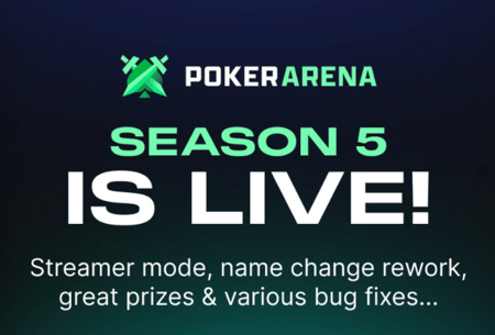 PokerArena Season 5 Goes Live with New Streamer Mode & Free Prizes