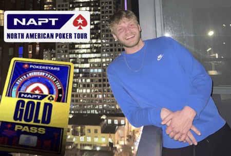 Gold Pass Winner Sam Osborne Heading to NAPT for First Las Vegas Poker Experience