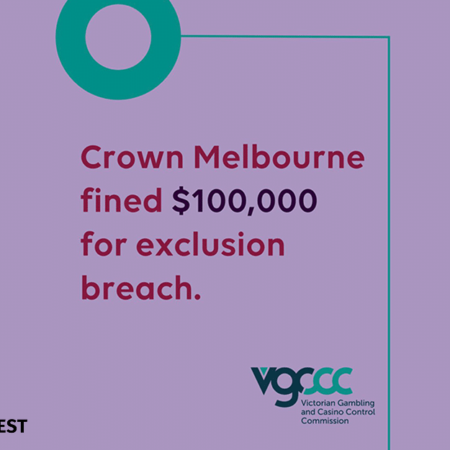 VGCCC penalises Crown Melbourne over exclusion system failure