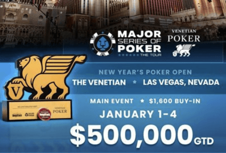 MSPT to Kickoff Season 17 with New Years Poker Open at Venetian Las Vegas
