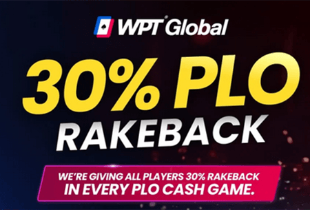 Boost Your Bankroll With 30% Rakeback at WPT Global’s PLO Tables