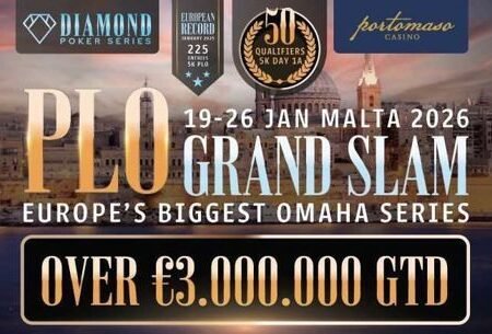 PLO Grand Slam Malta Returns for 2026 at Portomaso Casino