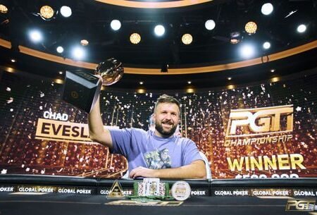 Chad Eveslage Proves Hold’em Dominance With PGT Championship Victory for $500,000