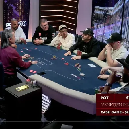 Player Goes All In with Six-High Before an Insane Runout on Venetian Poker Live