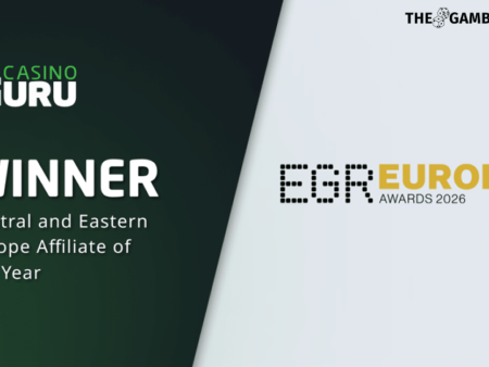Casino Guru takes home Best Central and Eastern Europe Affiliate Award at EGR Europe Awards 2026