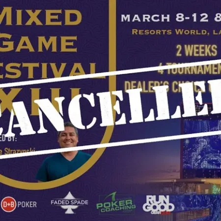War in Iran Causes Cancellation of Mixed Game Poker Festival in Las Vegas
