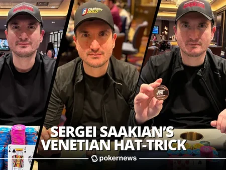 Sergei Saakian Claims 3 Titles in 5 Days at 2026 Venetian March DeepStack Showdown