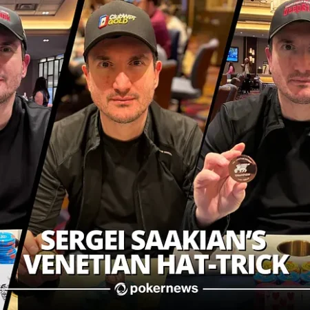 Sergei Saakian Claims 3 Titles in 5 Days at 2026 Venetian March DeepStack Showdown
