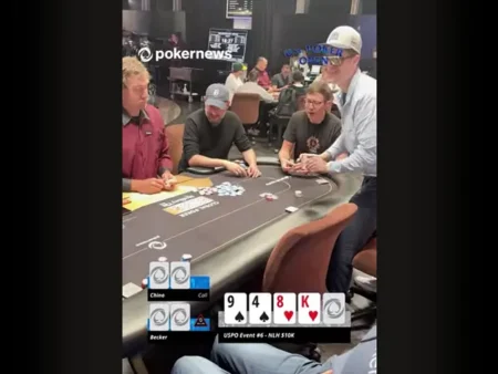 This Epic Three-Way, Six-Bet Pot Won by Jack-High Left Poker Players in Disbelief