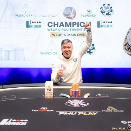 Poker Player’s Third Tournament Cash is For a WSOPC Main Event Ring