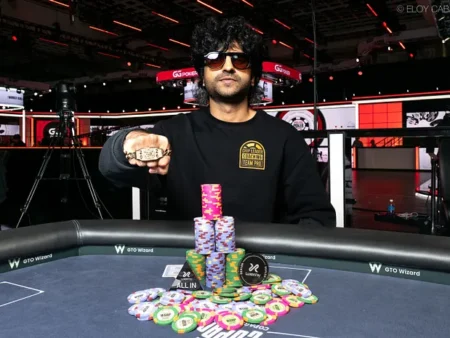 Daniyal Gheba Awarded First Bracelet in WSOP’s Mothership Arena for $502,985