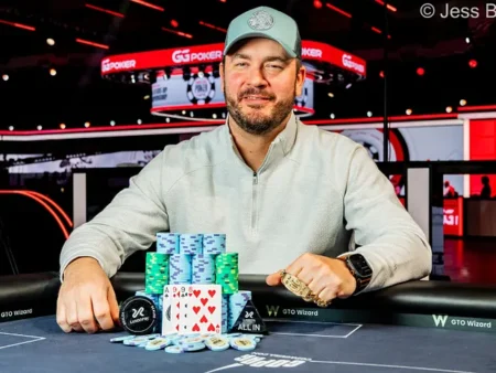 “It’s Nice To Get a Win At The Beginning Of The Summer,”; Jason Daly Wins Third Bracelet in $1,500 Omaha Hi-Lo
