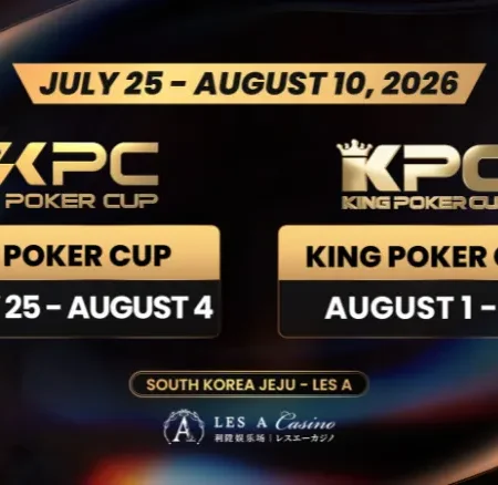 K Poker Cup & King Poker Cup Return to Jeju This Summer for Massive 17-Day Festival