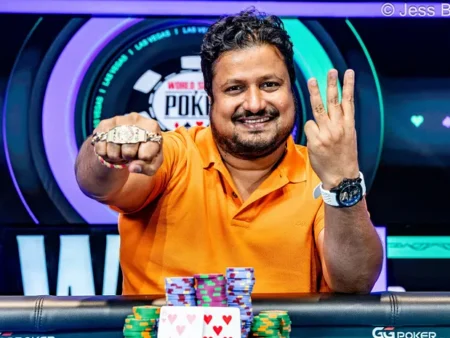 “It’s Like a Dream” Santhosh Suvarna Wins Third WSOP Bracelet in $50,000 High Roller