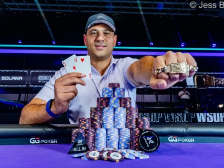 Omar Zazay Outlasts Jean-Robert Bellande to Win First WSOP Bracelet in $3,000 NLHE