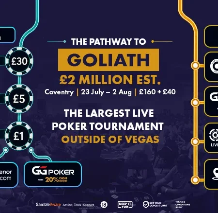 More Than 1,000 Seats Still to be Won in the Grosvenor Poker Pathway to Goliath
