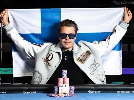 PLO Great Parssinen Runs Quads Over Boat to Win WSOP High Roller Title