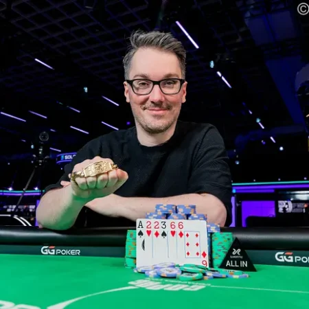 Sebastian Pauli Finally Gets His Razz Bracelet, 13 Years Later