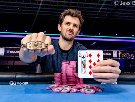 Matthew Moss Captures “First Big Live Tournament Win” in WSOP $800 Deepstack