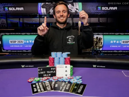 Dylan Smith Captures Long-Awaited Maiden Bracelet in Mixed Big Bet