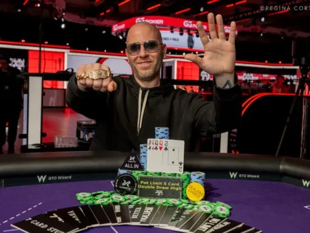 Jeff Madsen Gunning for Second WSOP PoY Title After Fifth Bracelet Win