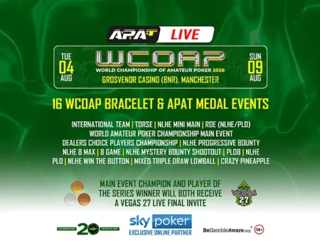 The 2026 APAT World Championship of Amateur Poker is Only a Month Away
