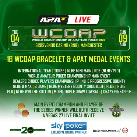 The 2026 APAT World Championship of Amateur Poker is Only a Month Away