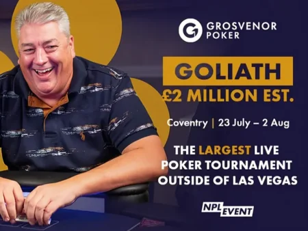 Grosvenor Poker To Stream Nine Days of Goliath Action