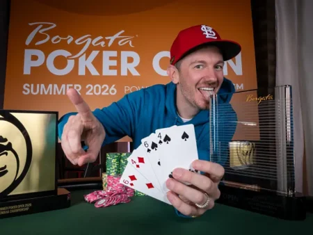 Brandon Mueller Gets Aces 14 Times En Route to PLO Championship