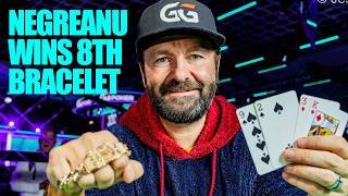 Daniel Negreanu Wins 8th WSOP Bracelet For $2.25m
