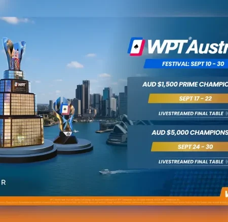 WPT Australia Returns to Sydney With Two Championship Events