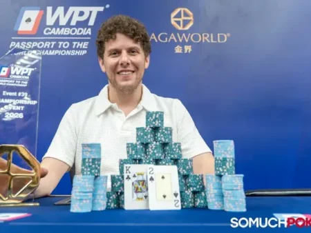 Ari Engel Wins Championship Event at WPT Series in Cambodia