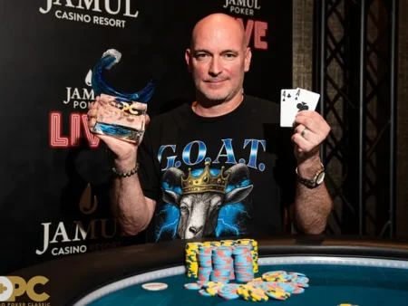 Scott Aulds Overcomes 5:1 Chip Deficit to Win 2026 San Diego Poker Classic