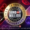 Time’s Running Out to Play in the $5M Gtd Sunday Million 20th Anniversary Event