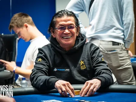 Scotty Nguyen Stars as Main Event Gets Started at Kings of Tallinn