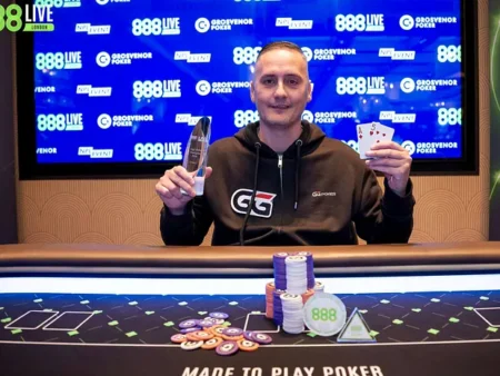 London Proves Bryan Taylor’s “Lucky Charm” on His Way to the 888LIVE High Roller Title